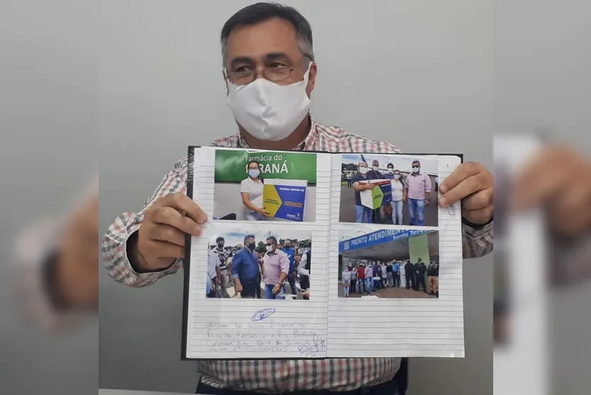 Beto Preto faz peregrinação da vacina pelo norte do Paraná