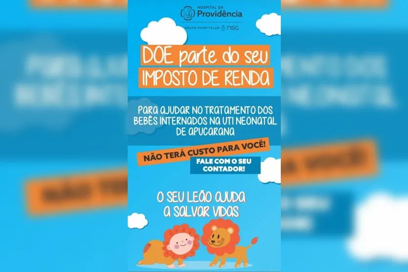 Campanha para ajudar bebês internados na UTI é realizada em Apucarana