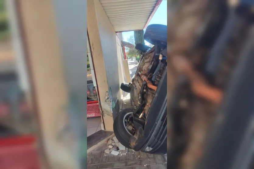 Capotamento é registrado na área central de Arapongas