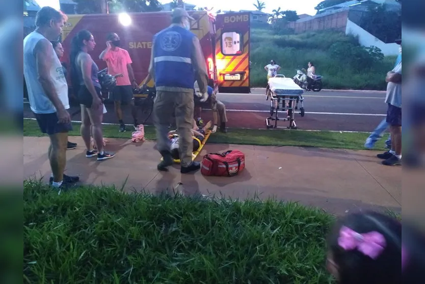 Ciclista é atropelado enquanto pedalava no entorno do Jaboti