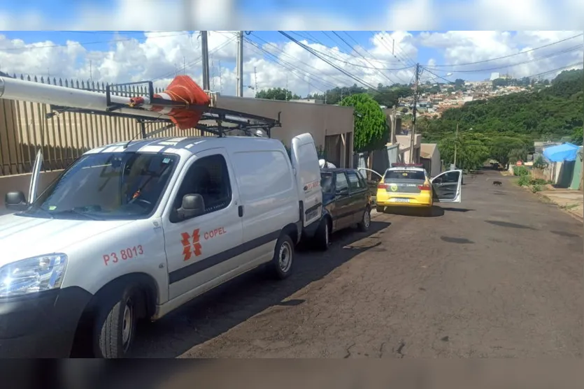 Copel identifica 'gato' em residência e chama PM
