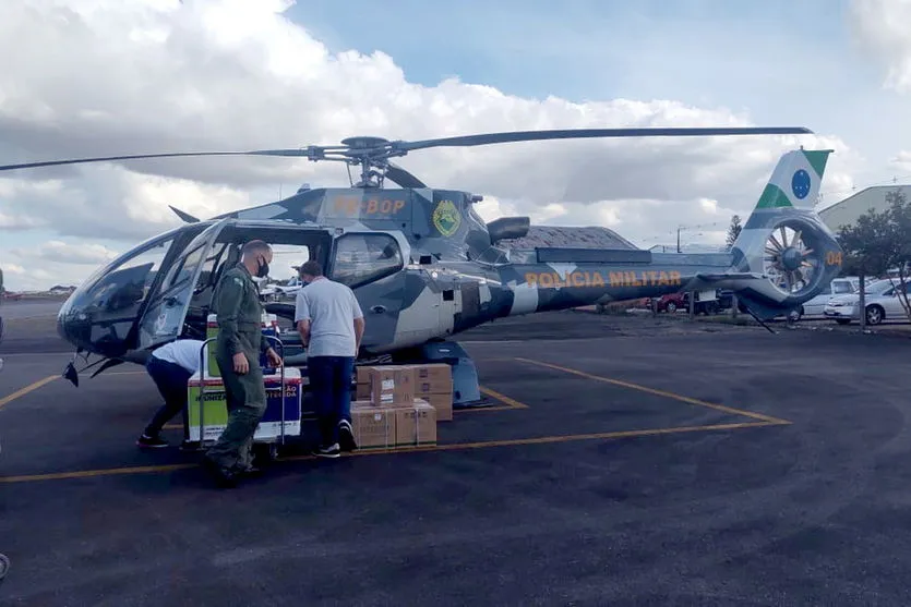 Em um mês, Batalhão de Operações Aéreas faz 20 missões no PR