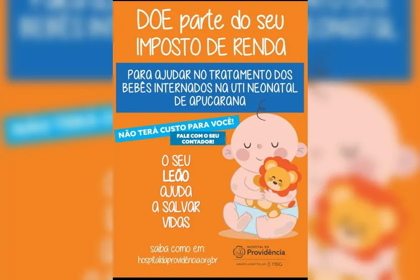 Entrevista: Doe parte do imposto de renda ao Hospital