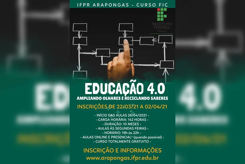 IFPR - Campus Arapongas abre inscrições para cursos