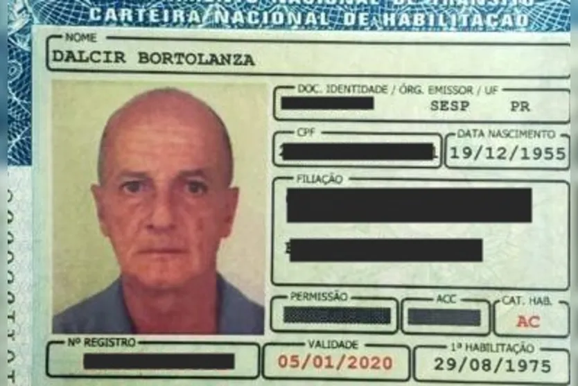  Identificação do autor do crime, Dalcir Bortolanza 