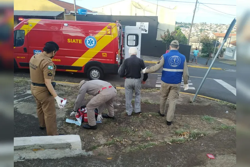 Idoso de 87 anos fica ferido em atropelamento