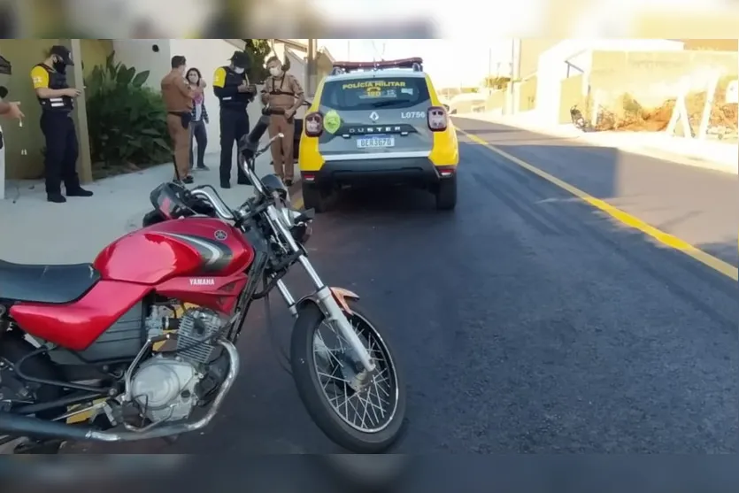 Idoso fica ferido em atropelamento na manhã desta segunda