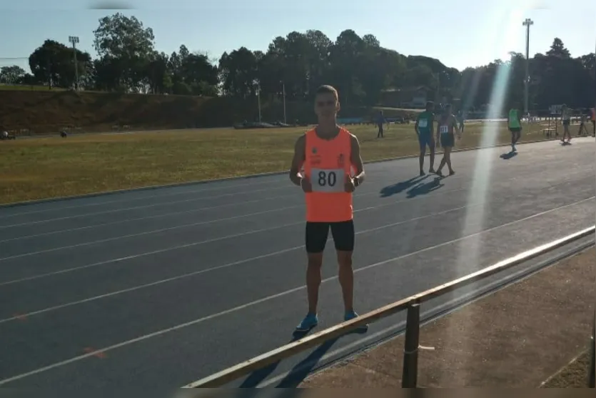 Jovem atleta apucaranense é destaque no atletismo