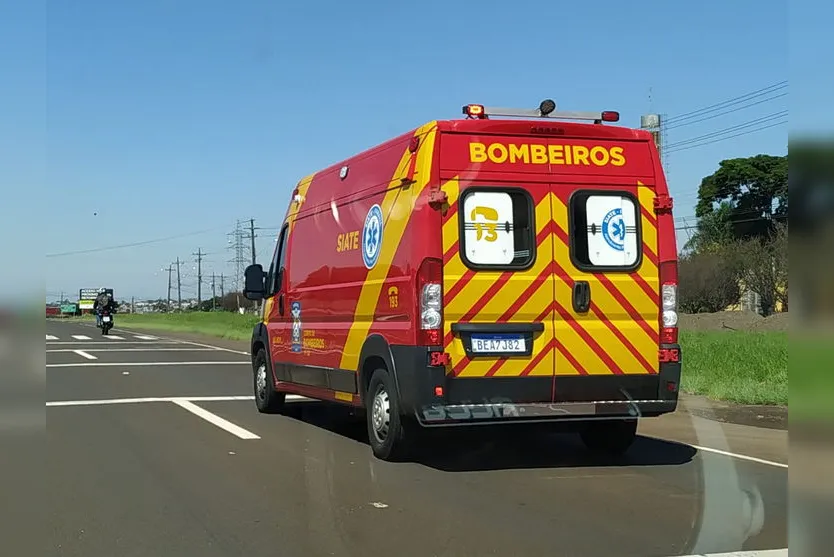 Jovem sofre acidente de trabalho e é socorrido pelo Siate