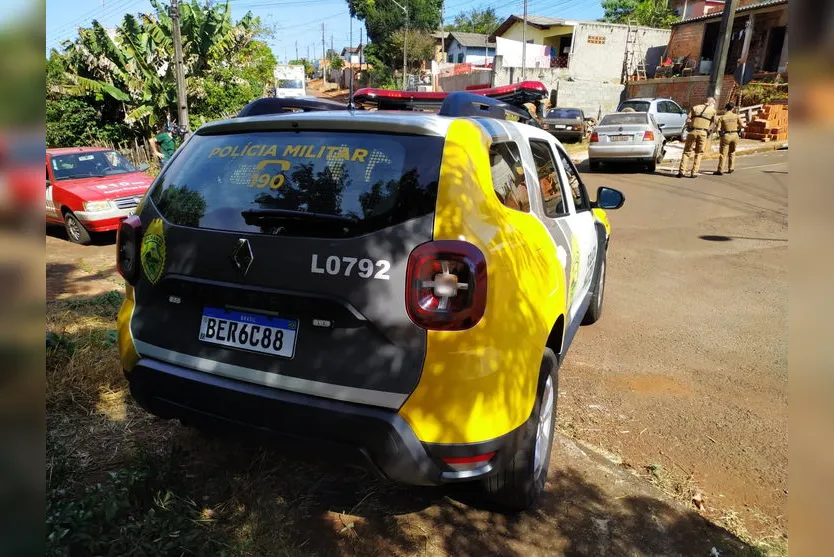 Ladrão furta carro, bate em poste e foge, em Apucarana