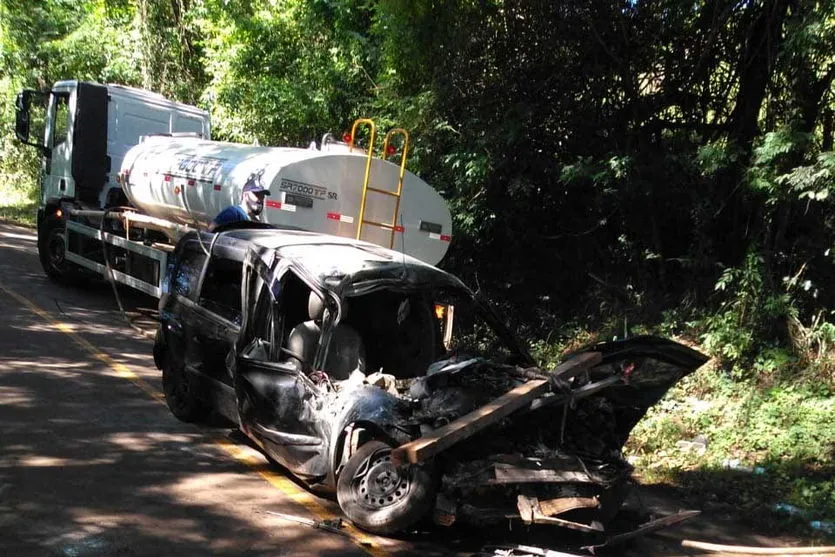 Mulher fica gravemente ferida em acidente na PR-650