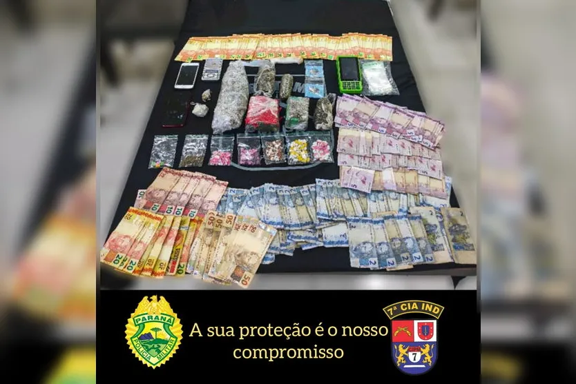 PM prende traficante que realizada entrega e aceitava até cartão