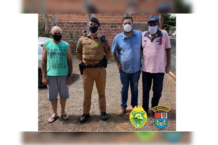 PM se mobiliza e ajuda morador de Novo Itacolimi a reencontrar irmão