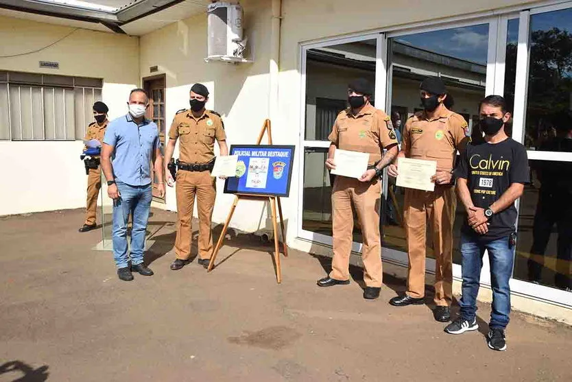 PMs recebem homenagens da corporação e Câmara de Vereadores