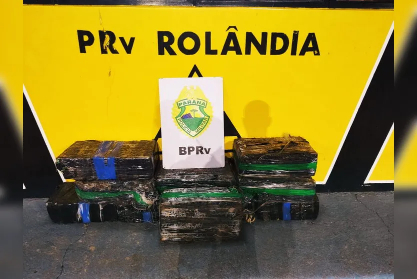 PRE apreende 160 kg de maconha em Rolândia