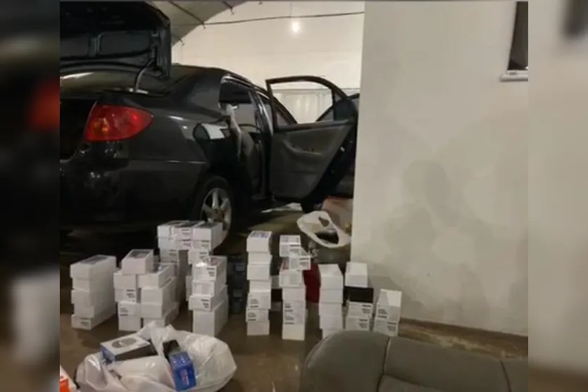 PRF apreende dois veículos carregados com eletrônicos em Maringá