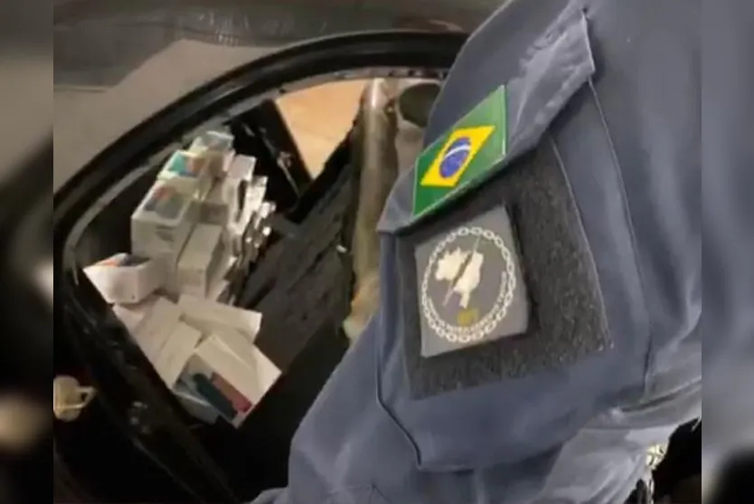 PRF apreende dois veículos carregados com eletrônicos em Maringá