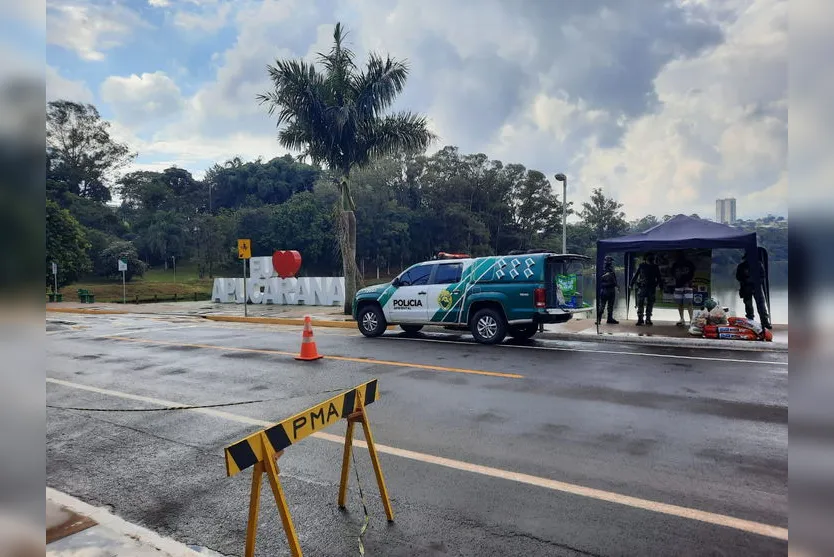 Polícia Ambiental arrecada mais de uma tonelada de alimentos
