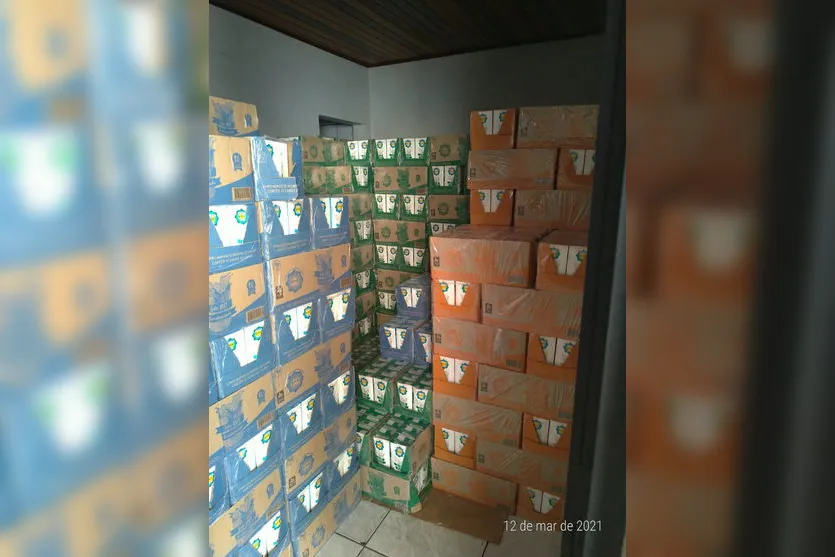 Polícia de Arapongas recupera carga de leite desviada