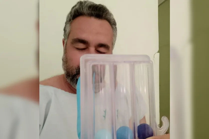 Recuperação: empresário vence covid e relembra momentos