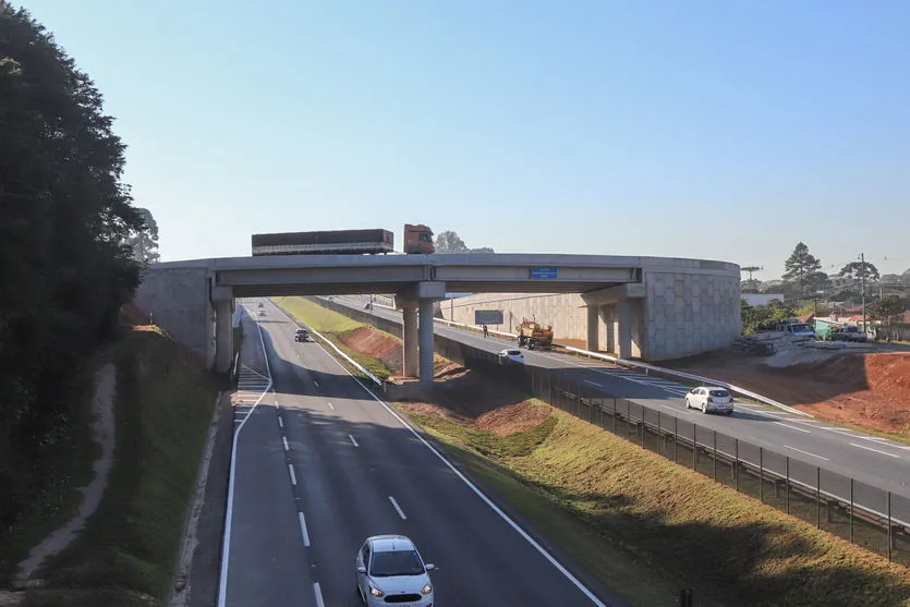 Viaduto em formato de ferradura é entregue em Campo Largo