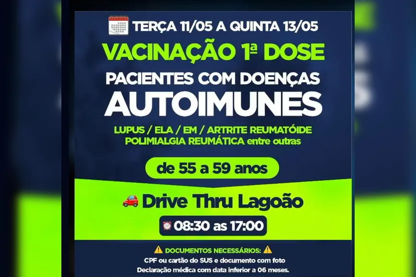 Apucarana anuncia nova etapa de vacinação