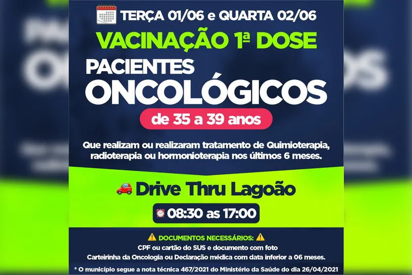 Apucarana vacina grupo de comorbidades entre 35 a 39 anos