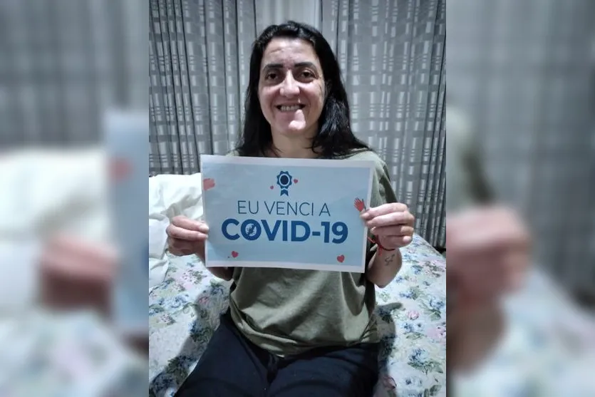 Apucaranense que teve 50% do pulmão comprometido vence Covid