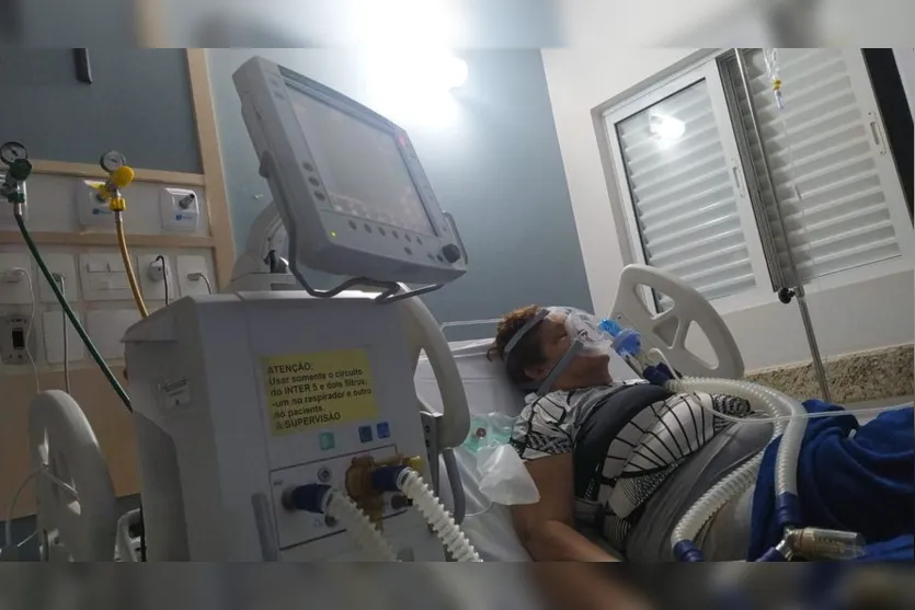 Apucaranense que teve 50% do pulmão comprometido vence Covid