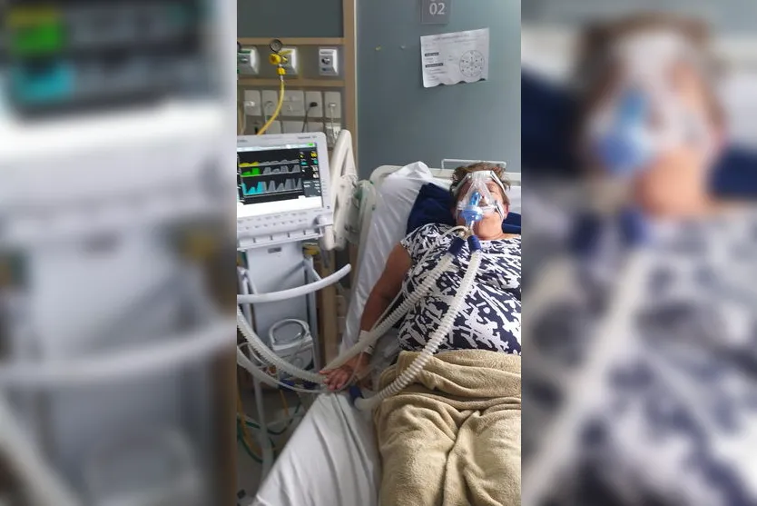 Apucaranense que teve 50% do pulmão comprometido vence Covid