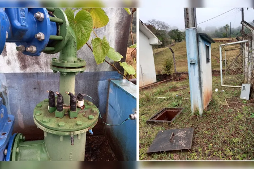 Cabos de energia são furtados e Novo Itacolomi fica sem água