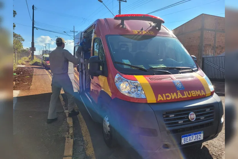 Colisão entre motos deixa três mulheres feridas em Apucarana