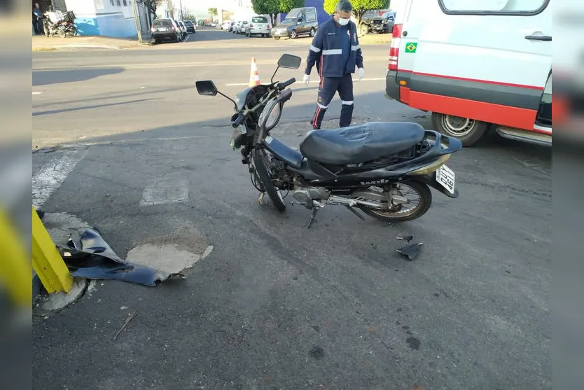 Conversão provoca acidente na Avenida Minas Gerais