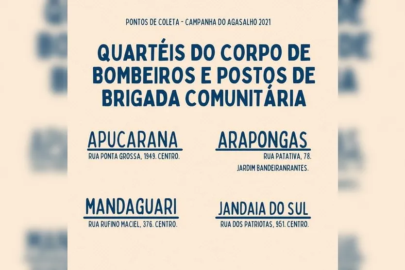 Corpo de Bombeiros abre campanha do agasalho; vídeo