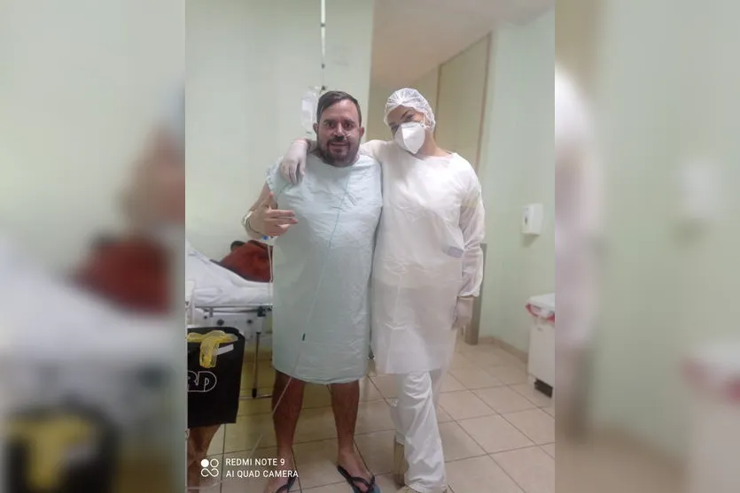 Covid-19: Apucaranense recebe alta após 27 dias internado