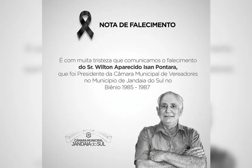 Ex-vereador de Jandaia do Sul morre aos 73 anos