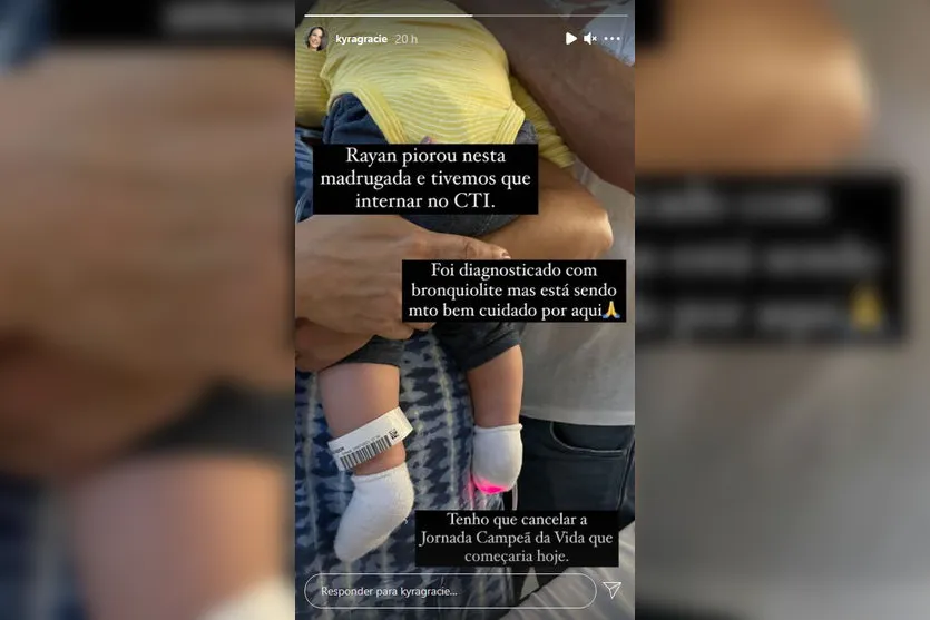 Filho caçula de Malvino Salvador é internado no Rio