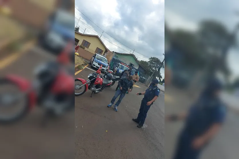 GCM E PM de Apucarana realizam fiscalização de motocicletas