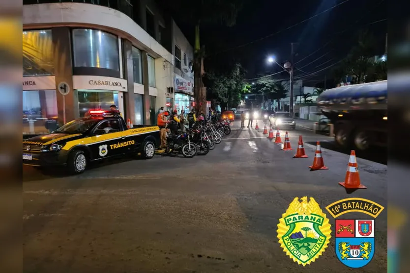 GCM, PM e AGT realizam operação e abordam 120 veículos