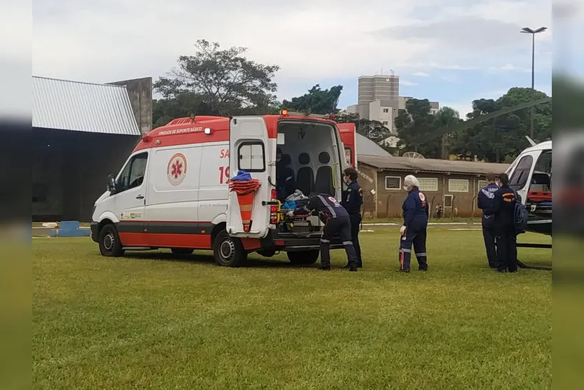 Idosa que sofreu AVC é transferida para Apucarana