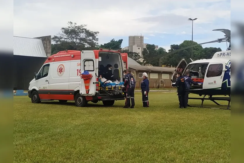 Idosa que sofreu AVC é transferida para Apucarana