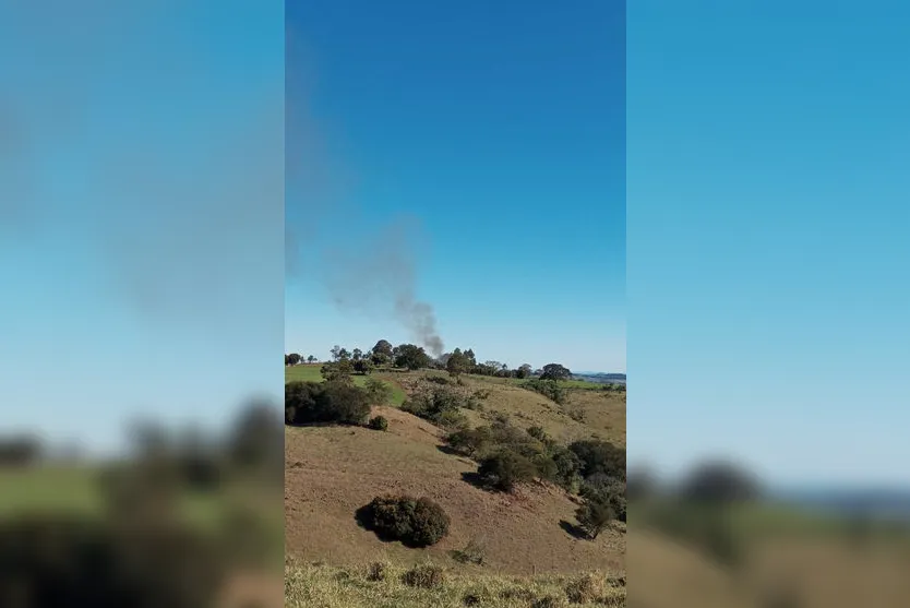 Incêndio é registrado em Novo Itacolomi e destrói casa