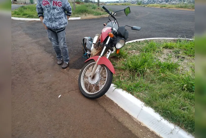 Mais um: Acidente deixa motociclista machucado em Apucarana