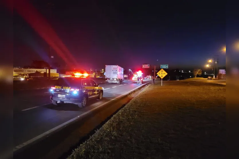 Motociclista fica ferido após acidente na BR-369