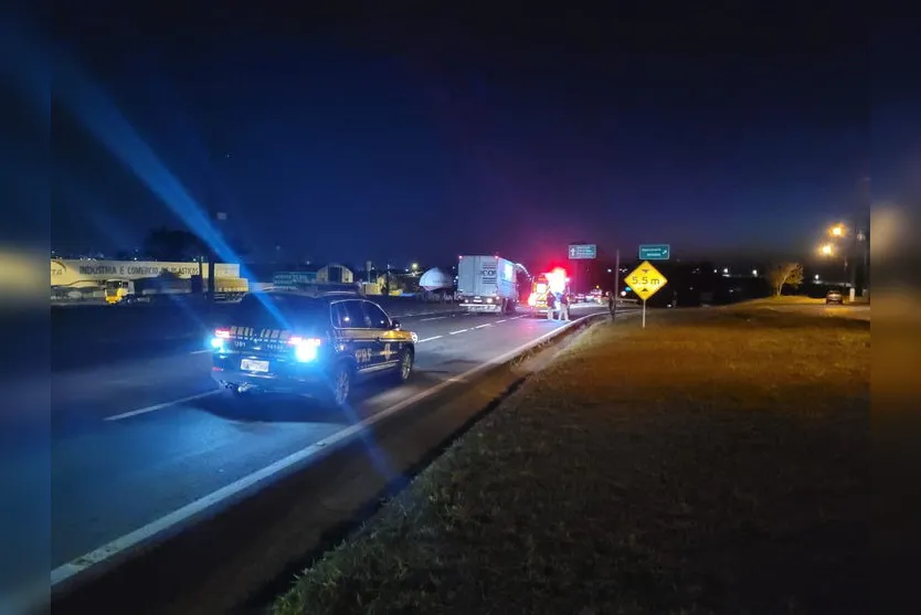 Motociclista fica ferido após acidente na BR-369