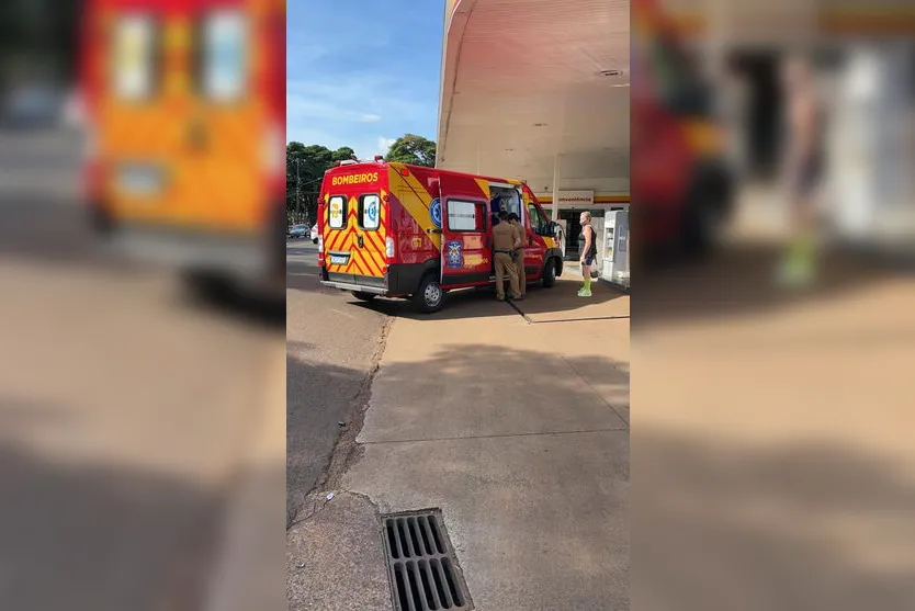Motociclista sofre acidente na Avenida Pirapó em Apucarana