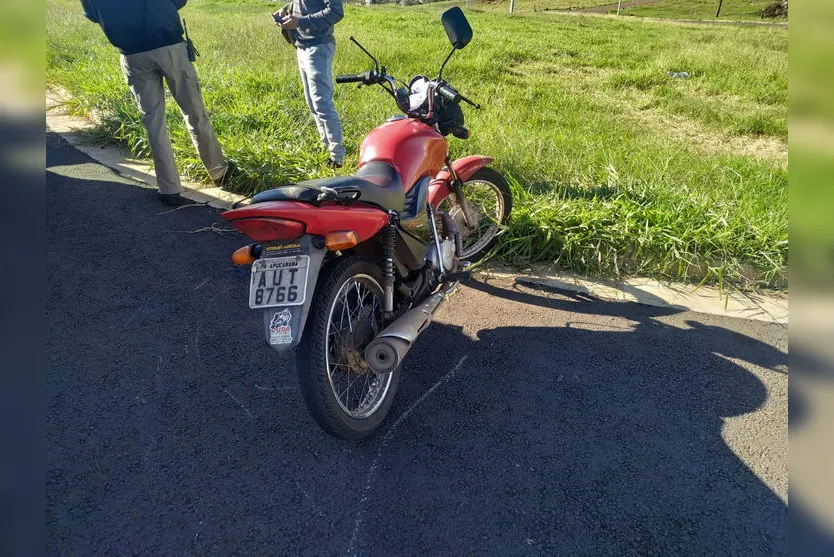 Motociclista sofre ferimentos após batida em Apucarana; veja