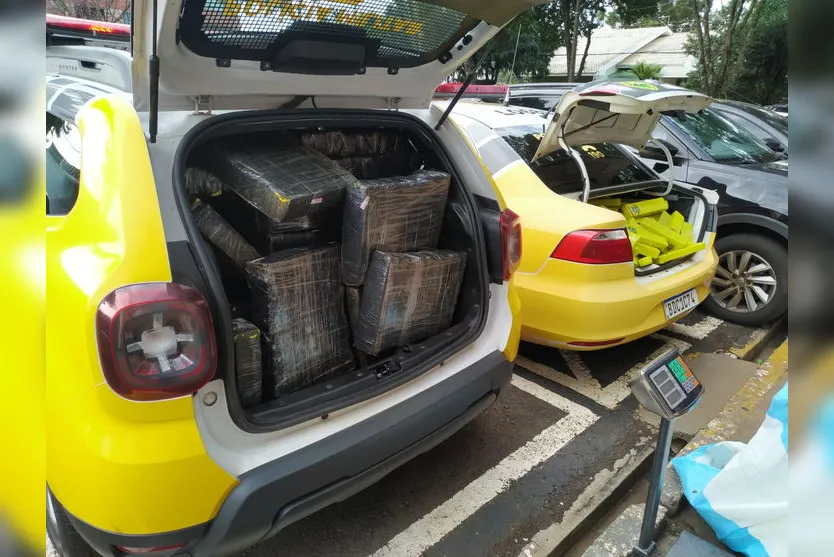 PM apreende quase meia tonelada de maconha em Apucarana