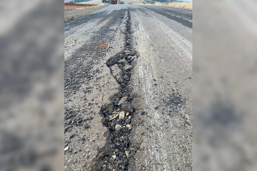 Pavimentação destruída em Faxinal gera prejuízo ao município