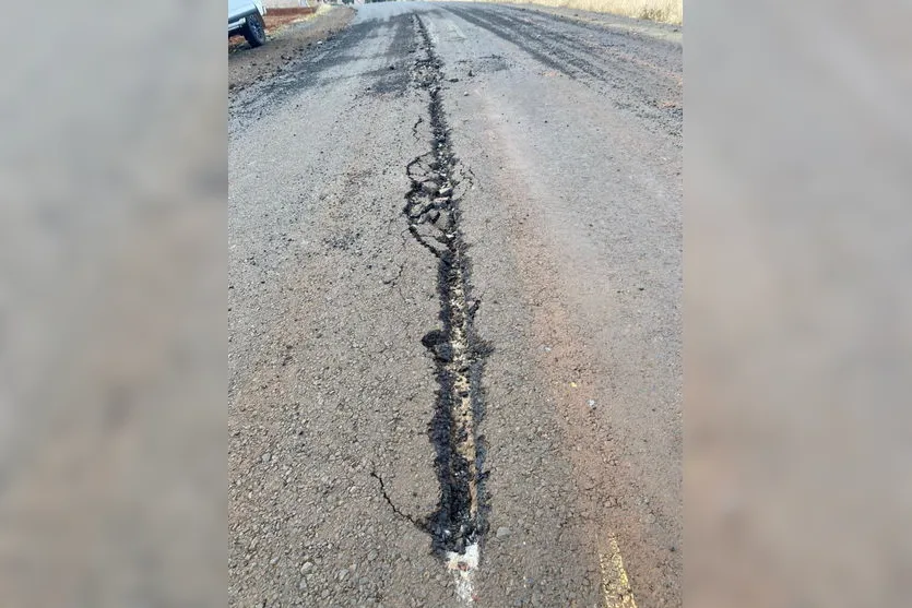 Pavimentação destruída em Faxinal gera prejuízo ao município